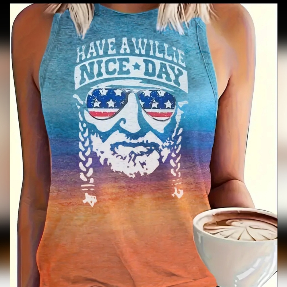 HAVE A WILLIE NICE DAY TANK TOP